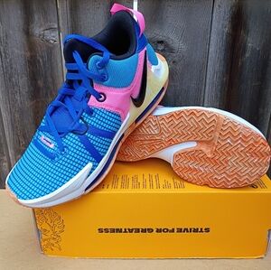 Nike LeBron Witness VII 7 Hyper Royal Pink Black Multi Men's 10.5